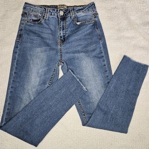 Denim BLVD Skinny Jeans Womens Juniors Size 7 Denim Blue Light Wash